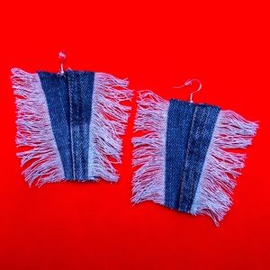 New Denim Earrings!